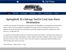 Tablet Screenshot of nevillsauto.com